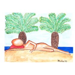 nudo-con-palme