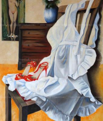 grembiule-scarpe-rosse-rose
