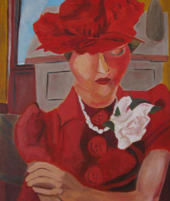 donna-in-rosso-omaggio-a-gutt