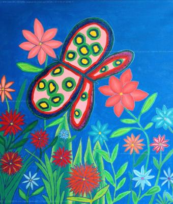 fiori-con-farfalla