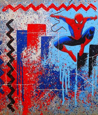 spiderman-blue-red
