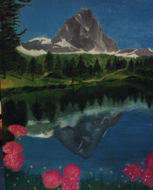 il-cervino-lago-blu