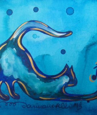 stretching-cat-in-blue