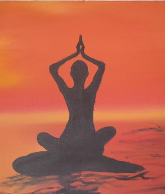 posizione-di-yoga-davanti-a-un