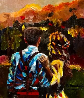 i-due-innamorati-nel-bosco