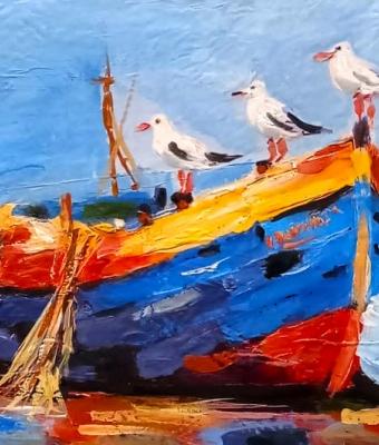 3-gabbiani-su-un-gozzo-in-se