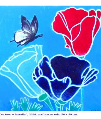 tre-fiori-con-farfalla