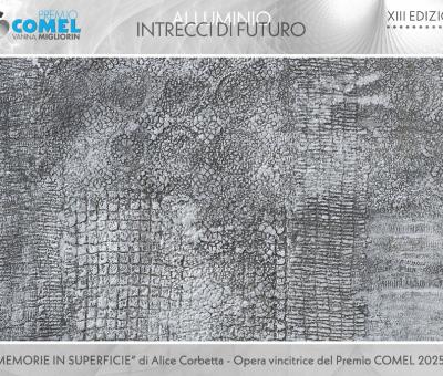 premio-comel-vanna-migliorin-arte-contemporanea-alluminio-intrecci-di-futuro-xiii-edizione