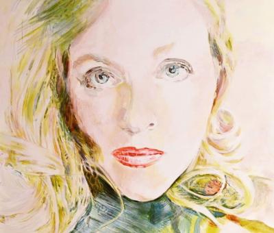 il-ritratto-della-scrittrice-melinda-miceli-opera-di-pietro-alessandro-trovato