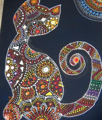 gatto-mandala