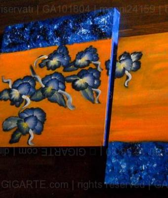 trittico-con-fiori