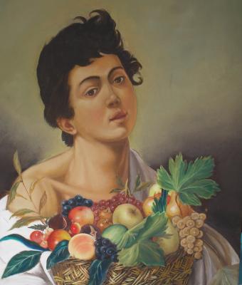 fanciullo-con-canestro-di-frut