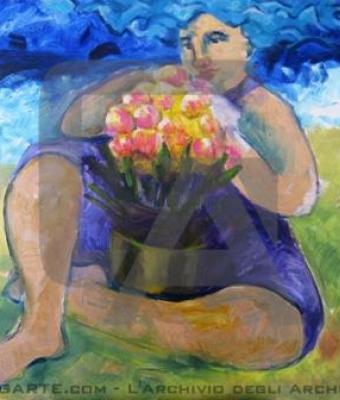na-praia-com-flores