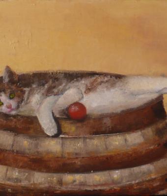the-cat-is-on-the-cask
