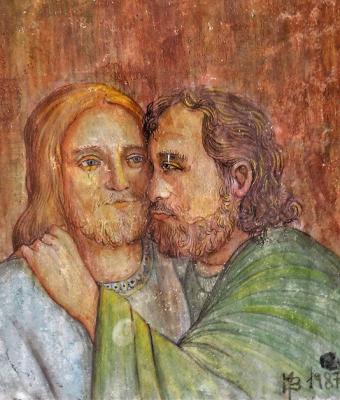 il-bacio-affresco