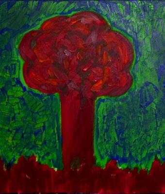 albero-rosso