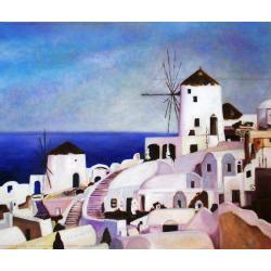 windmills-in-oia-santorini