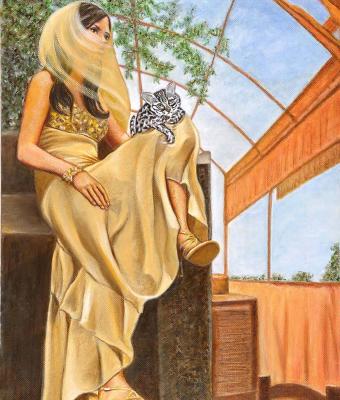 la-modella-e-la-gatta