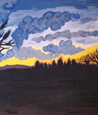 il-tramonto-in-campagna