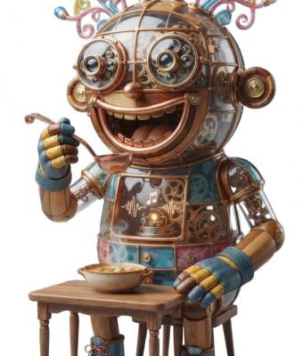 il-robot-che-pranza