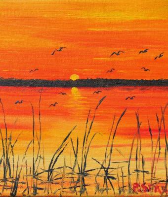 tramonto-sul-lago