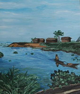villaggio-africano-olio-su-t