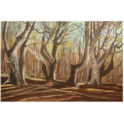 bosco-autunnale-olio-su-tela