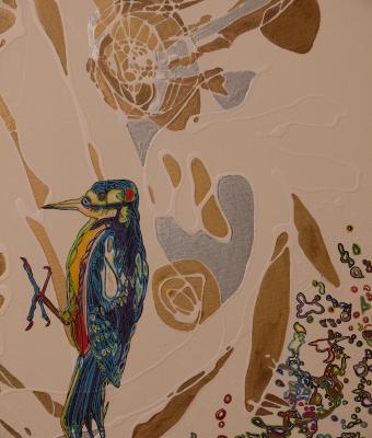 woodpecker-in-a-goldensilver