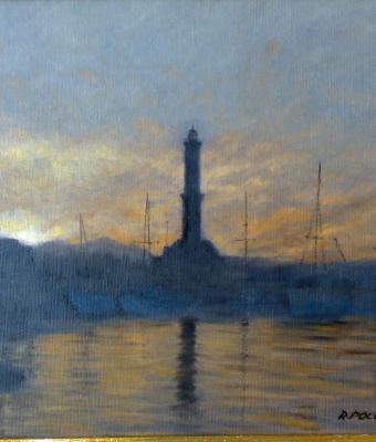 tramonto-sul-porto-di-genova