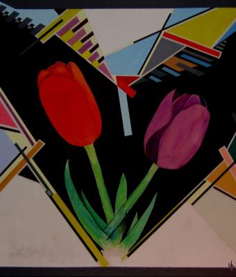 tulipani-con-foglie