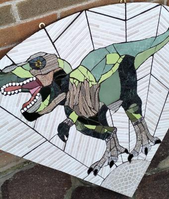 dinosauro-su-un-quadro-a-forma