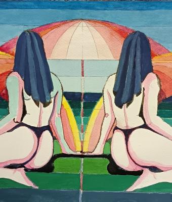 ragazze-sotto-gli-ombrelloni