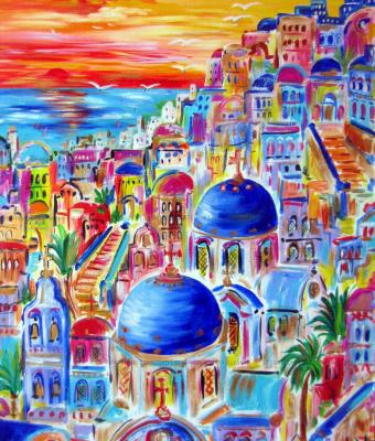 santorini-al-tramonto