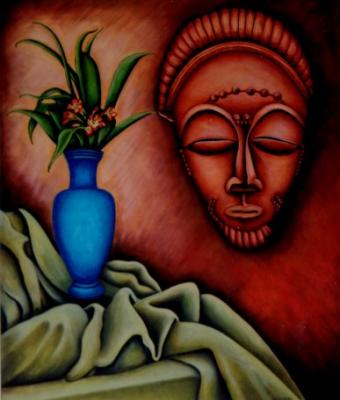 maschera-con-fiori