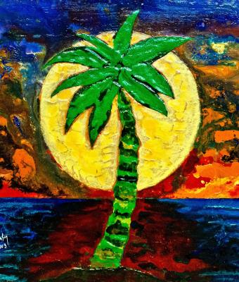 palme-al-tramonto
