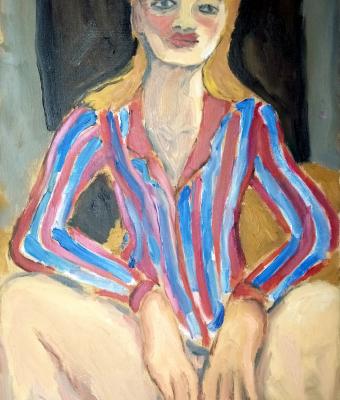 donna-con-camicia-a-righe-wo