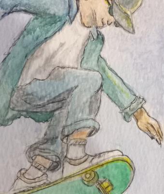 skateboard-in-volo