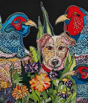 cane-incontra-fagiani