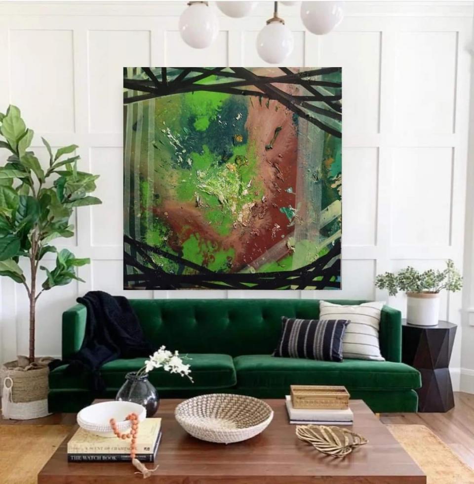 green-and-brown