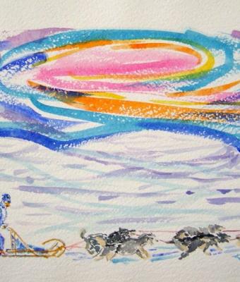 l-aurora-boreale-con-cani-asky