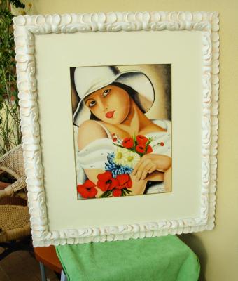 donna-con-fascio-di-fiori
