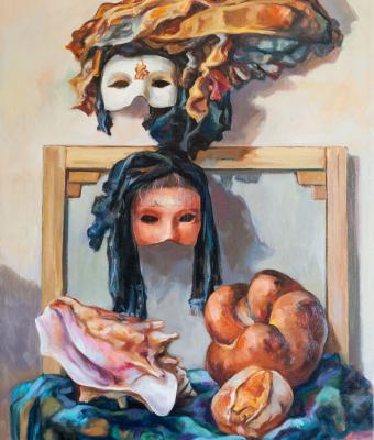 composizione-con-maschere