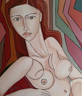 nudo-su-fondo-geometrico-ca