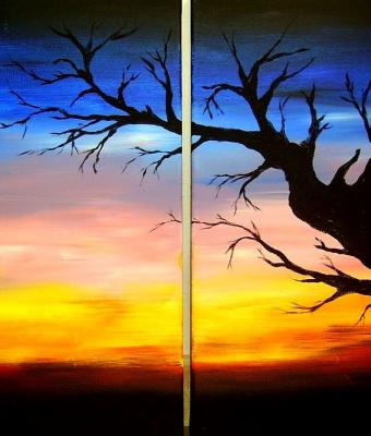 il-tramonto-dell-albero