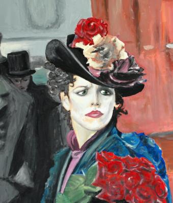 la-donna-con-le-rose