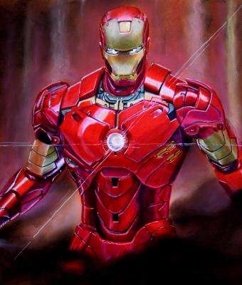 iron-man-mixed-media