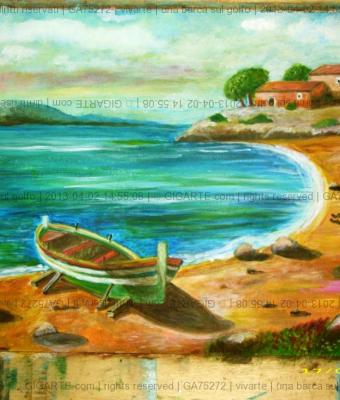 una-barca-sul-golfo