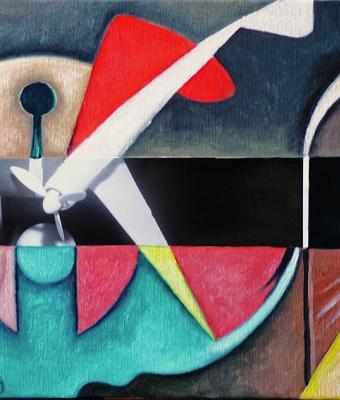 fotopittura03-la-caduta